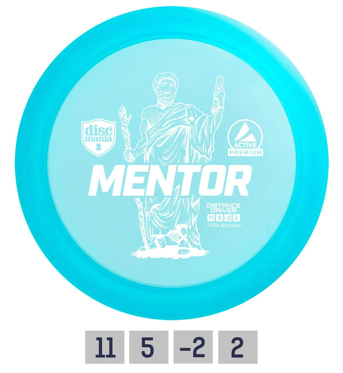 Discmania Mėlyna Diskgolfo diskas Distance Driver