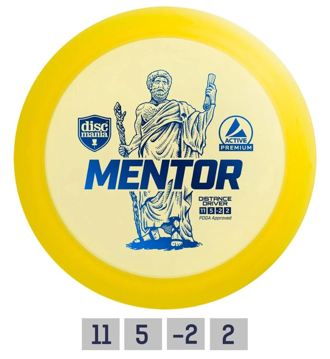 Discmania Diskgolfo diskas Distance Driver MENTOR