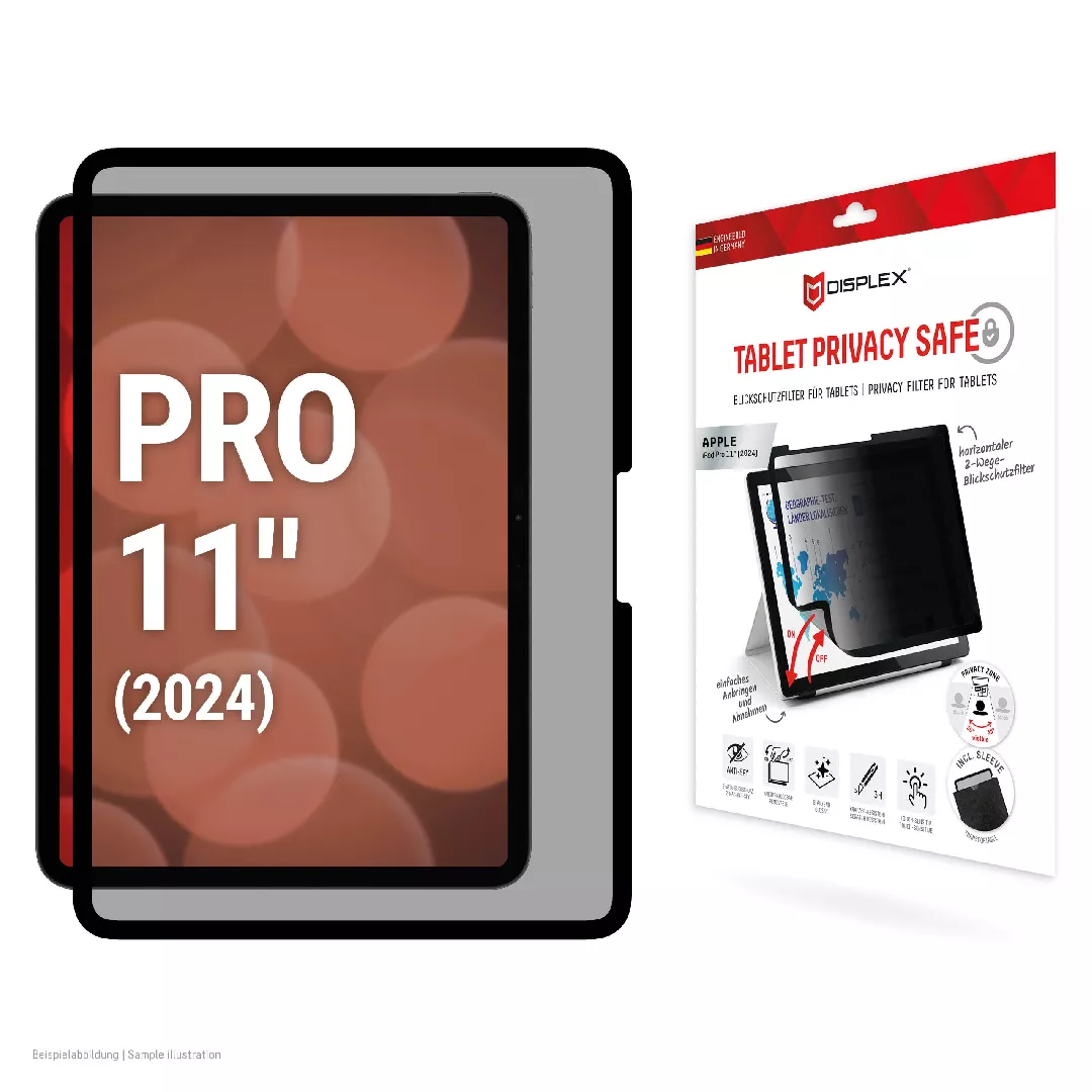 Displex TABLET PRIVACY SAFE removable 2-way