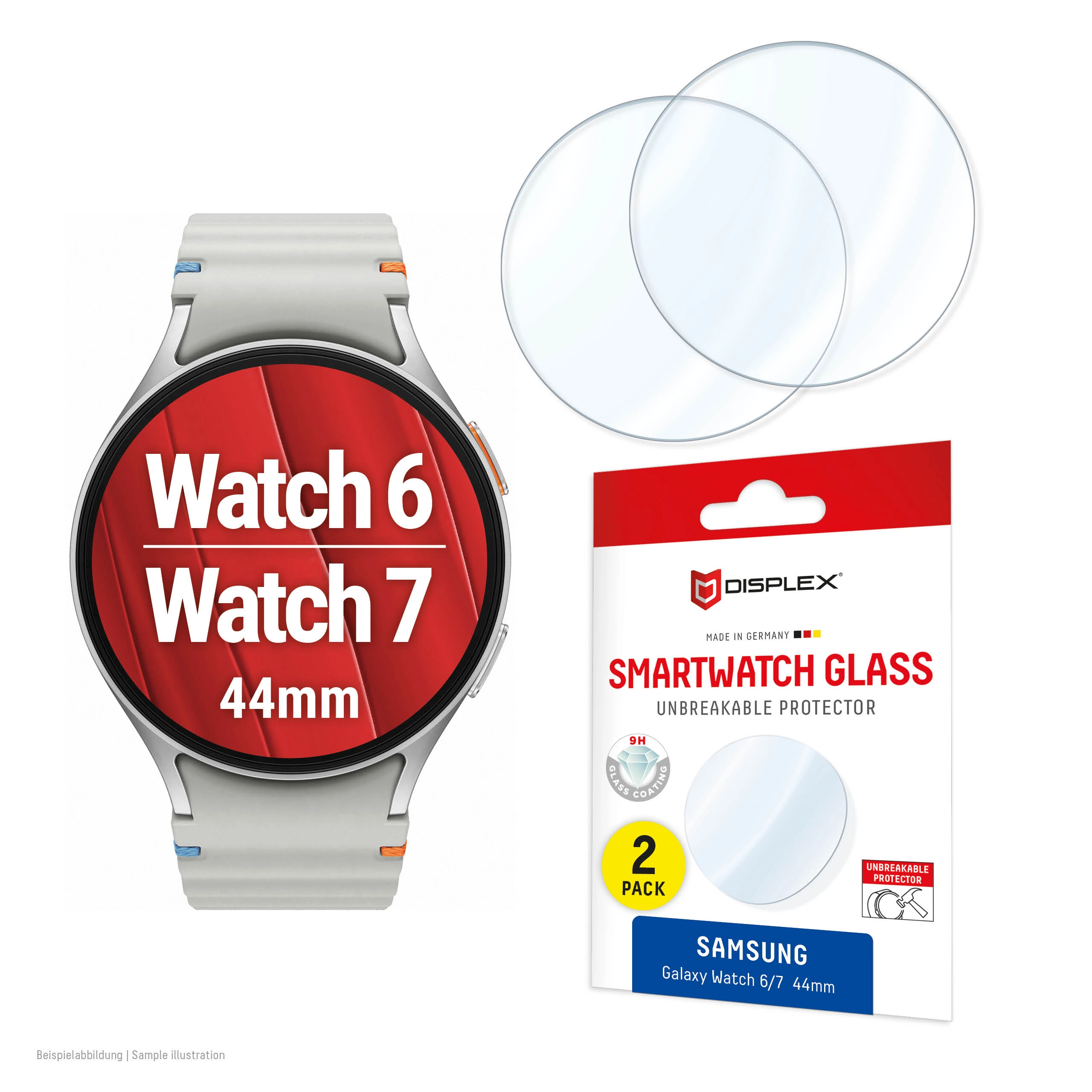 Displex 9H Glass Galaxy Watch 7/6
