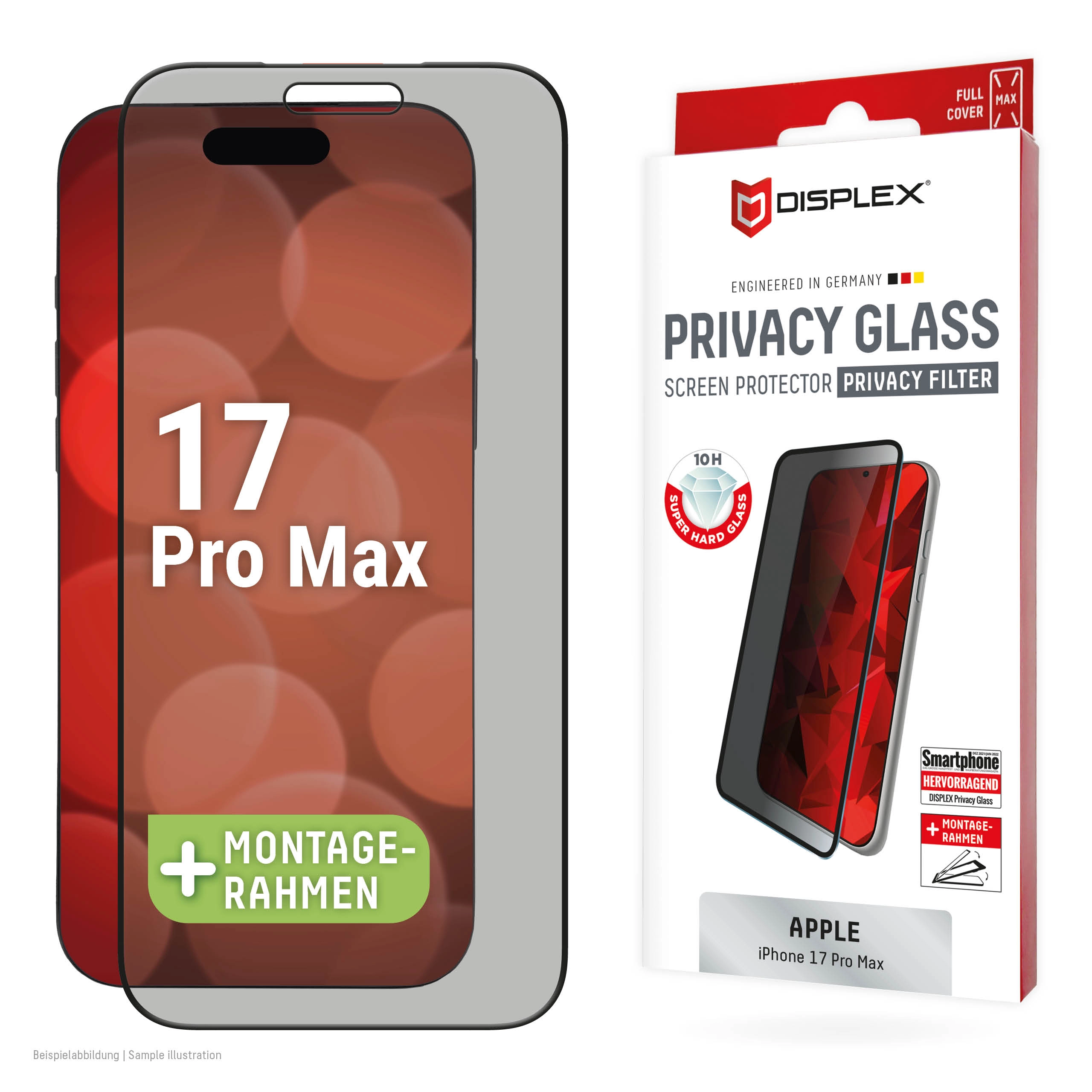 Displex Privacy Screen Protector (10H) for