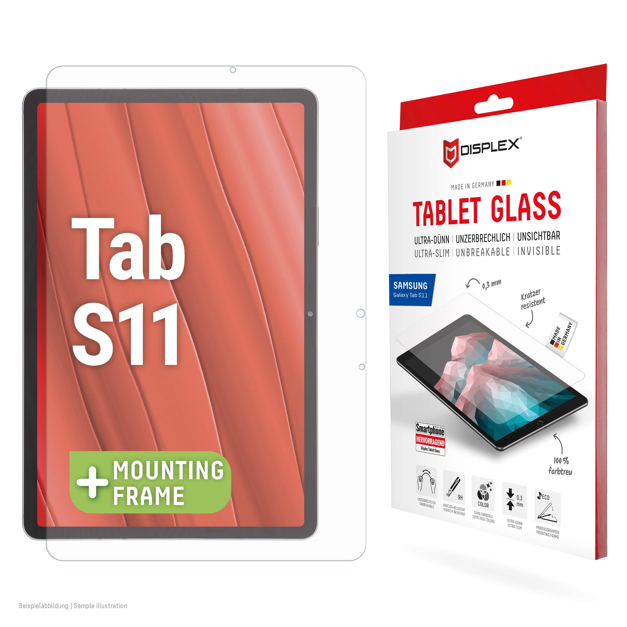 Displex Tablet Glass (9H) for Samsung