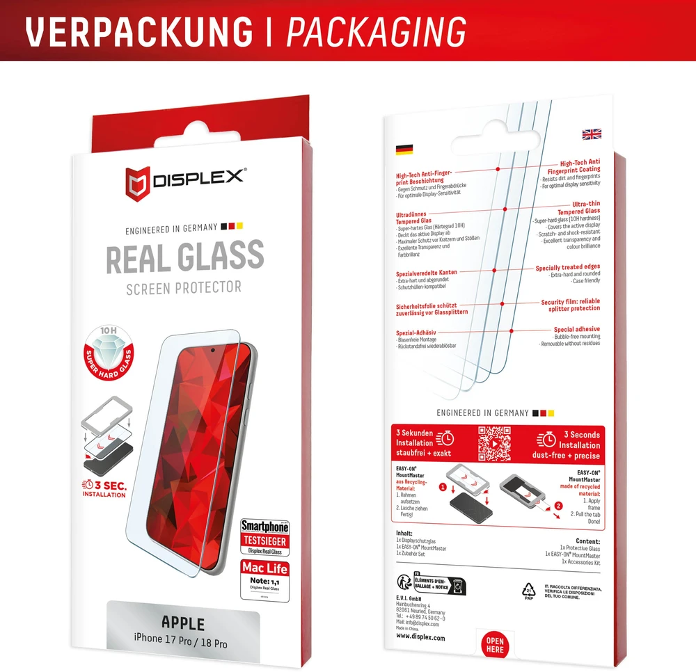 Displex Screen Protector (10H) for Apple