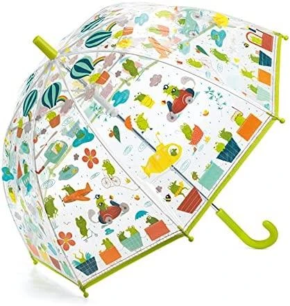 Djeco Children`s Umbrella - Frogs (DD04808)