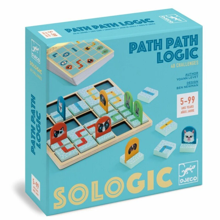 Puzzle Logical game Djeco`s Path logic