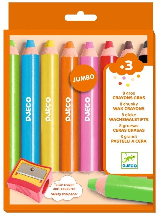 Djeco Colored pencils for children (8
