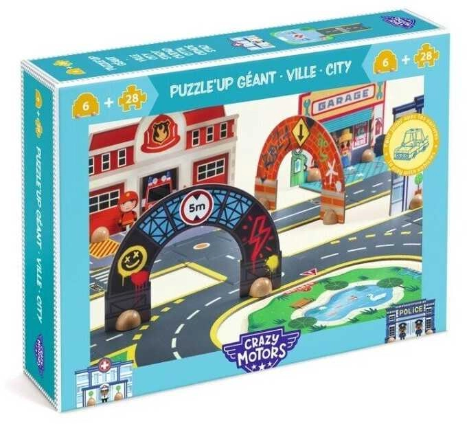 Djeco Crazy motors - Giant puzzle
