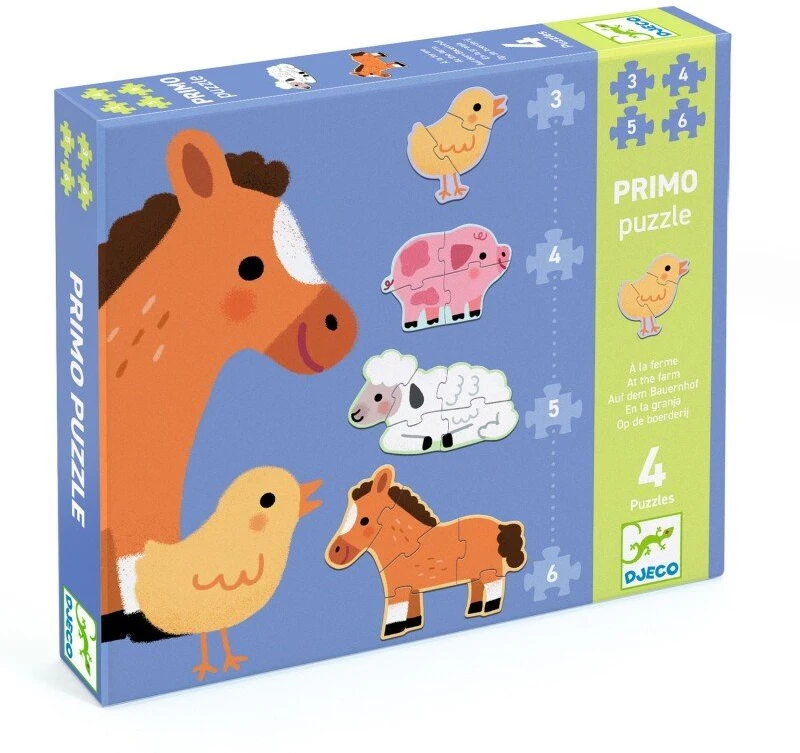 Djeco Progressive puzzle - On the