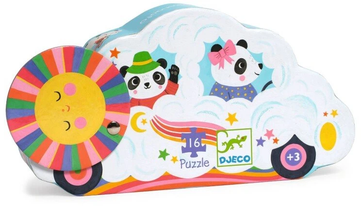Djeco Silhouette puzzle - Cloud machine