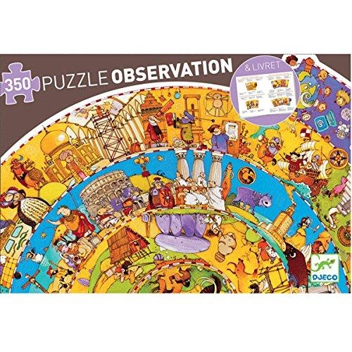 Djeco Puzzle + booklet - History