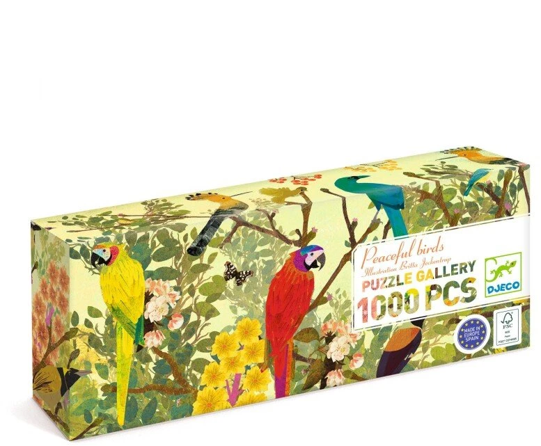 Djeco Puzzle - Peaceful birds (1000