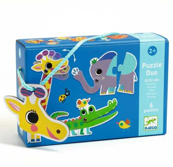Djeco Two-piece puzzles - Animals in