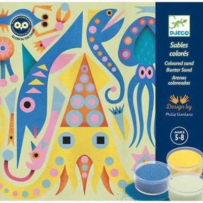 Djeco Colored sand - Sea lights