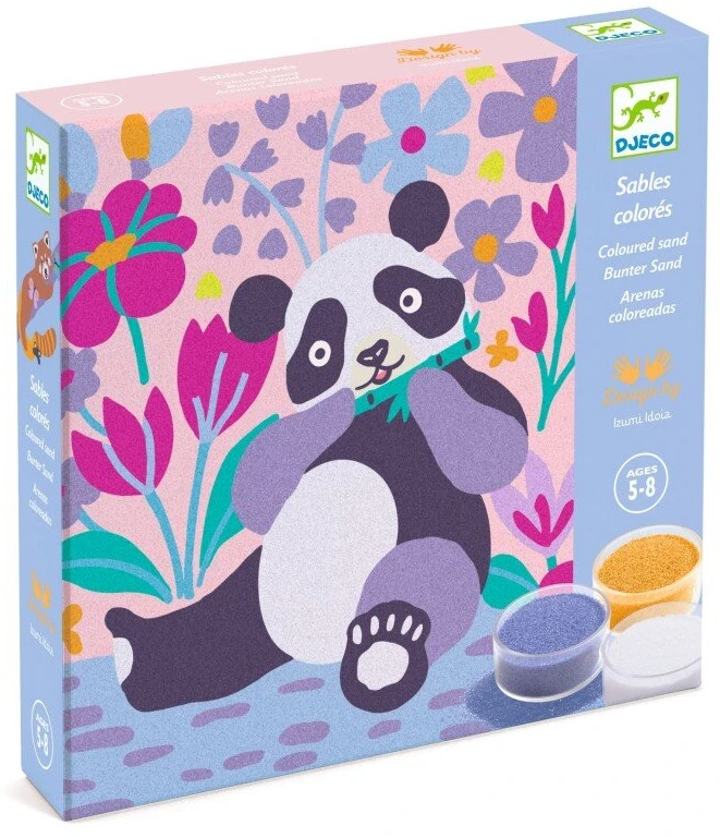 Djeco Colored sand - Soft paws