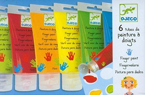 DJECO finger paint (6pcs)  pipettes  DJ08860