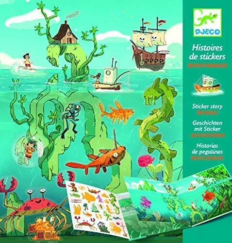 Djeco Daugkartiniai lipdukai - Lipdukų istorija