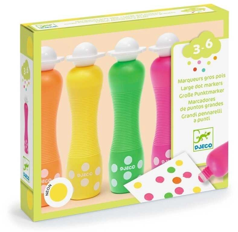 Djeco Taškeliniai markeriai - Neoninė (4