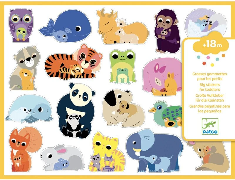 Djeco Stickers - Mothers and babies