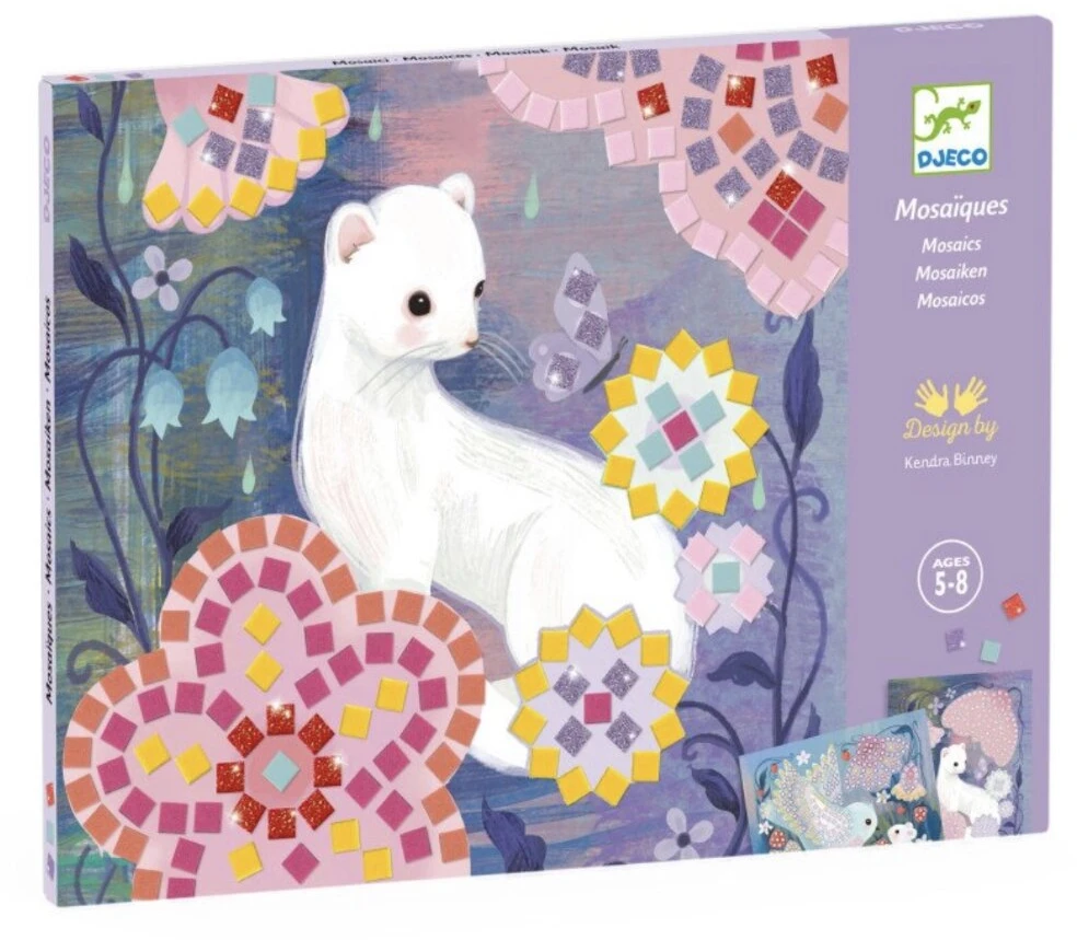 Djeco Creative set-mosaic - Forest world