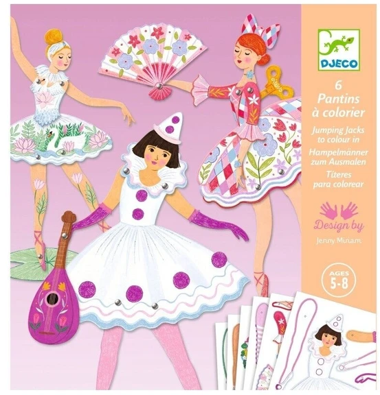 Djeco Moving Paper Dolls - Ballerinas