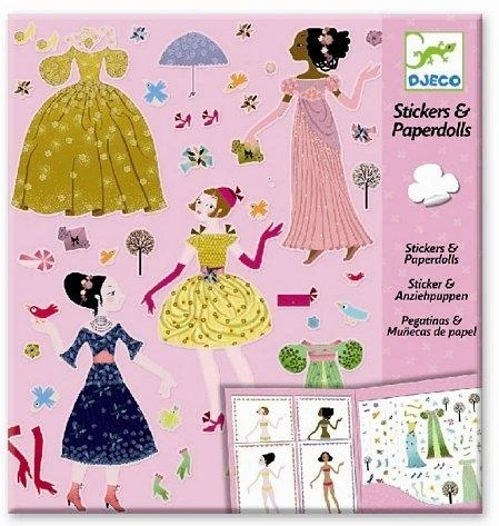 Djeco Reusable Stickers and Paper Dolls