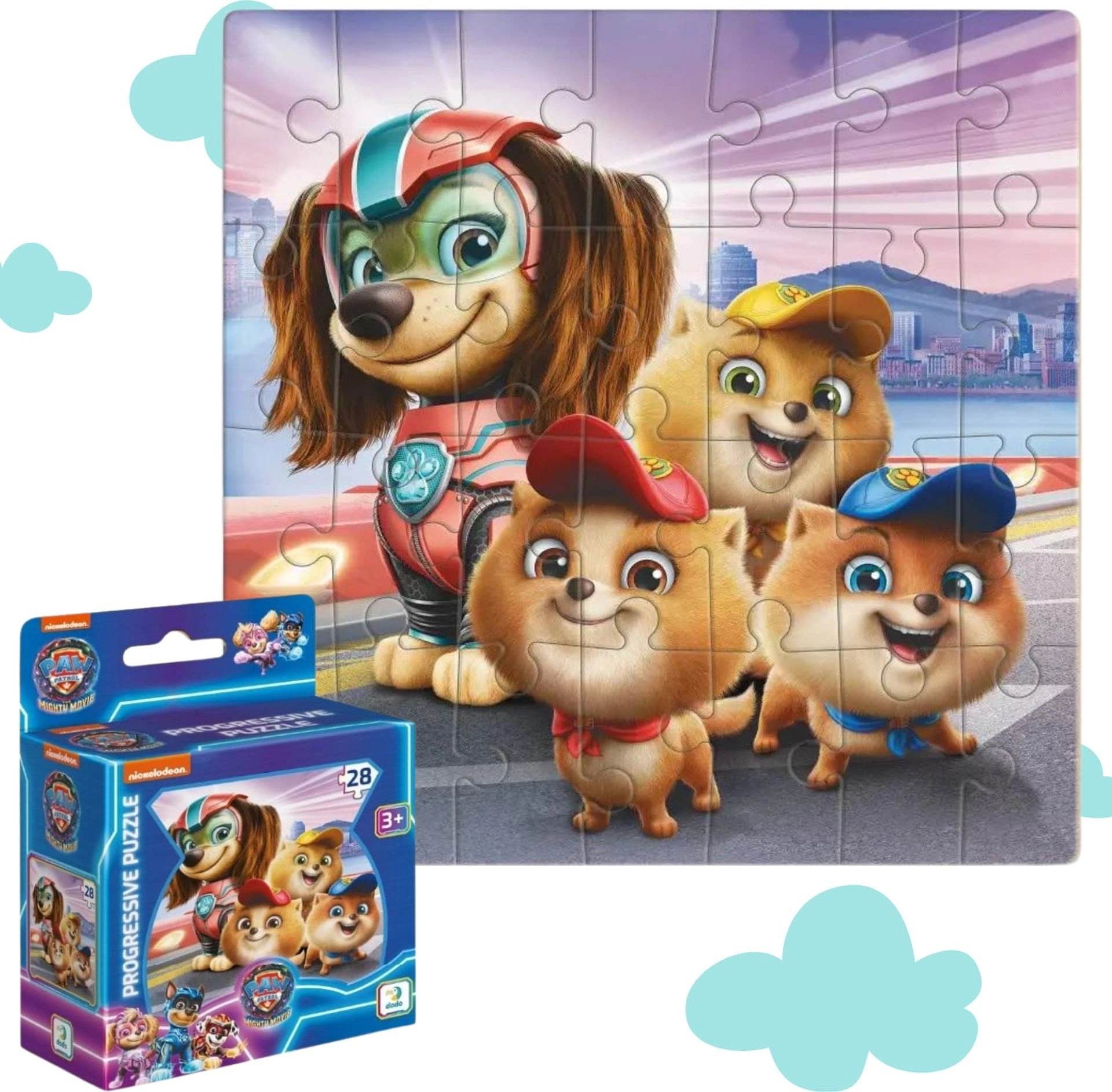 Puzzle 28 Paw Patrol. Little heroes