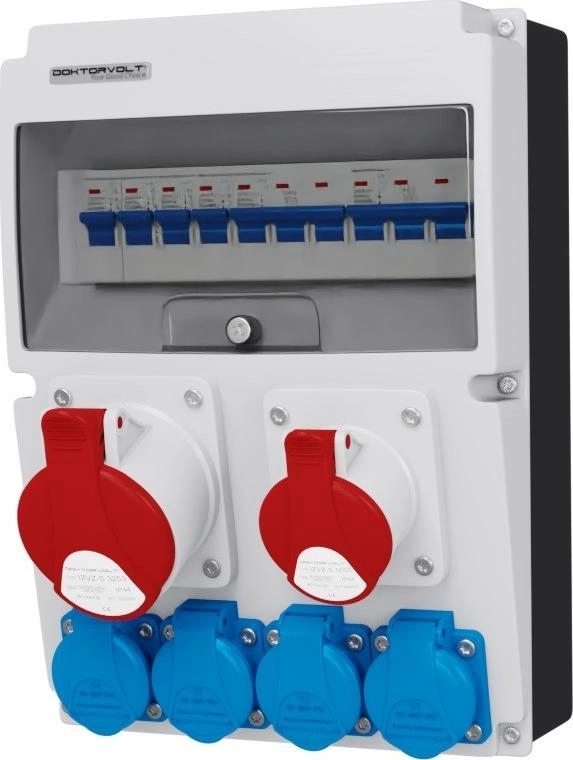Doktorvolt Construction switchgear JUN 1x32A 1x16A