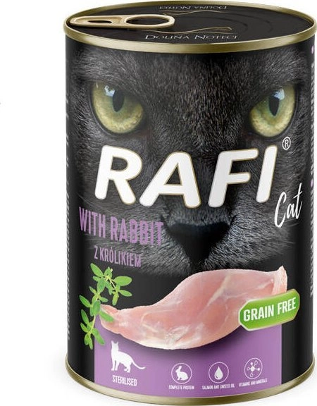 RAFI Cat Adult with rabbit -