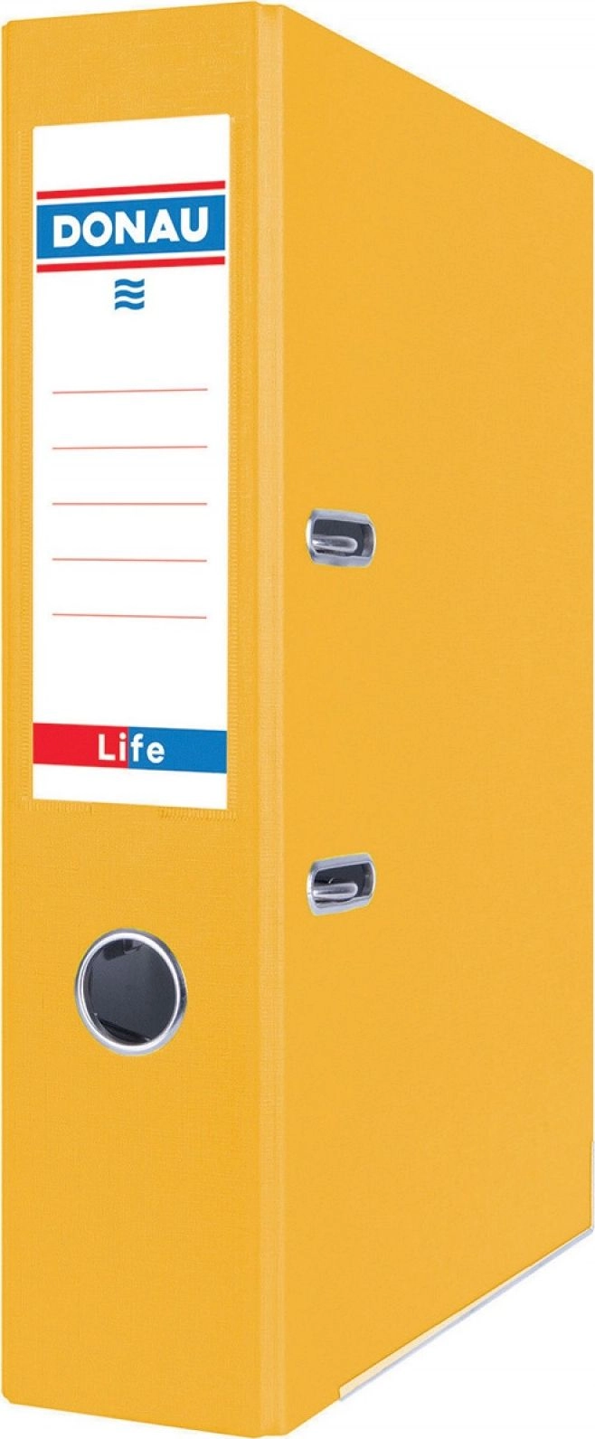 Donau 2-ring binder A4 75mm yellow