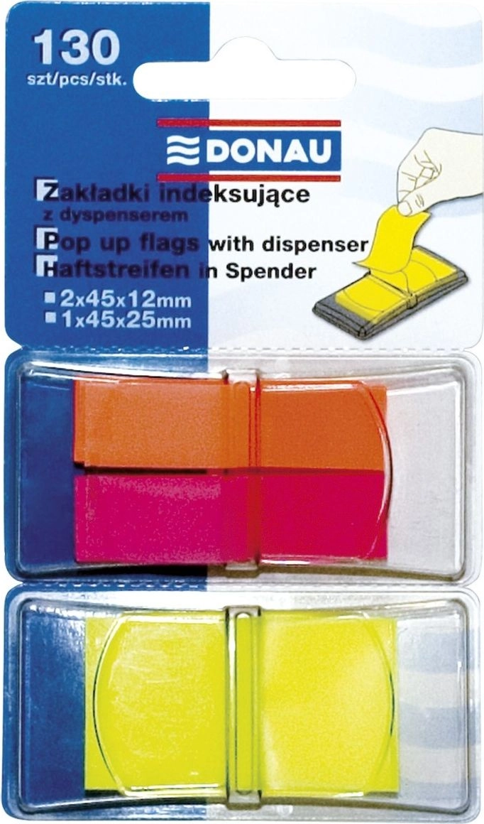 Donau INDEXING BOOKMARKS DONAU PP MIX