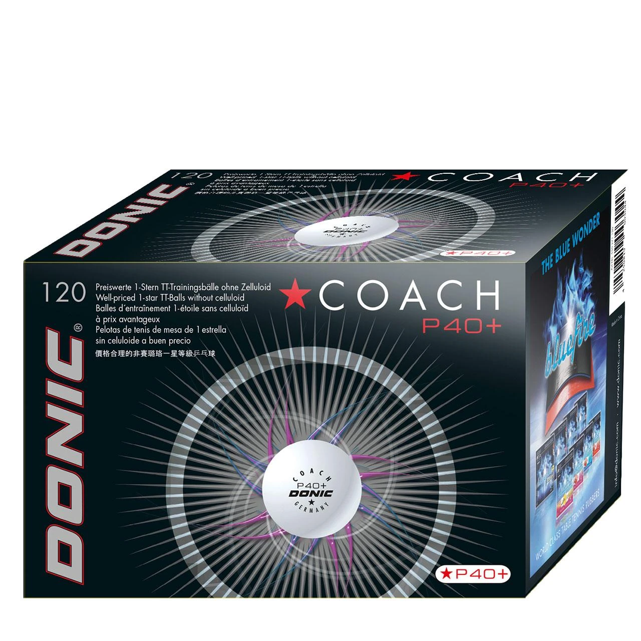 Table tennis balls DONIC P40+ Trainer