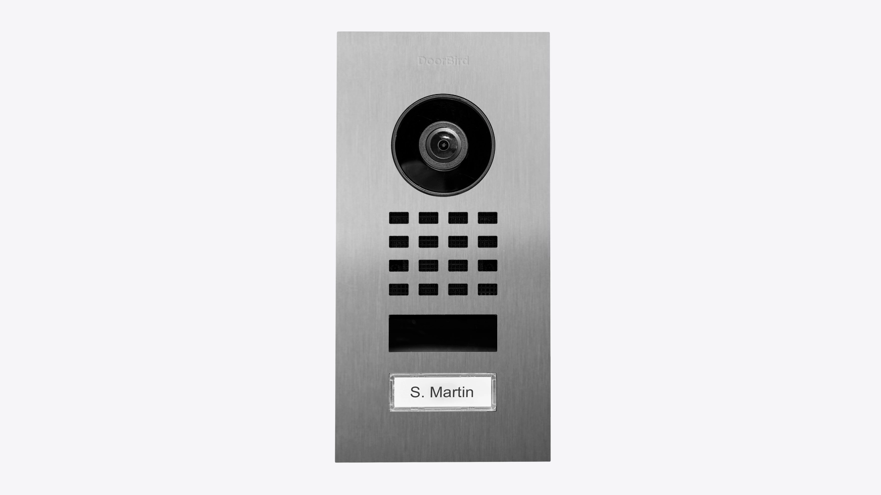 DoorBird D1101V video intercom system Stainless