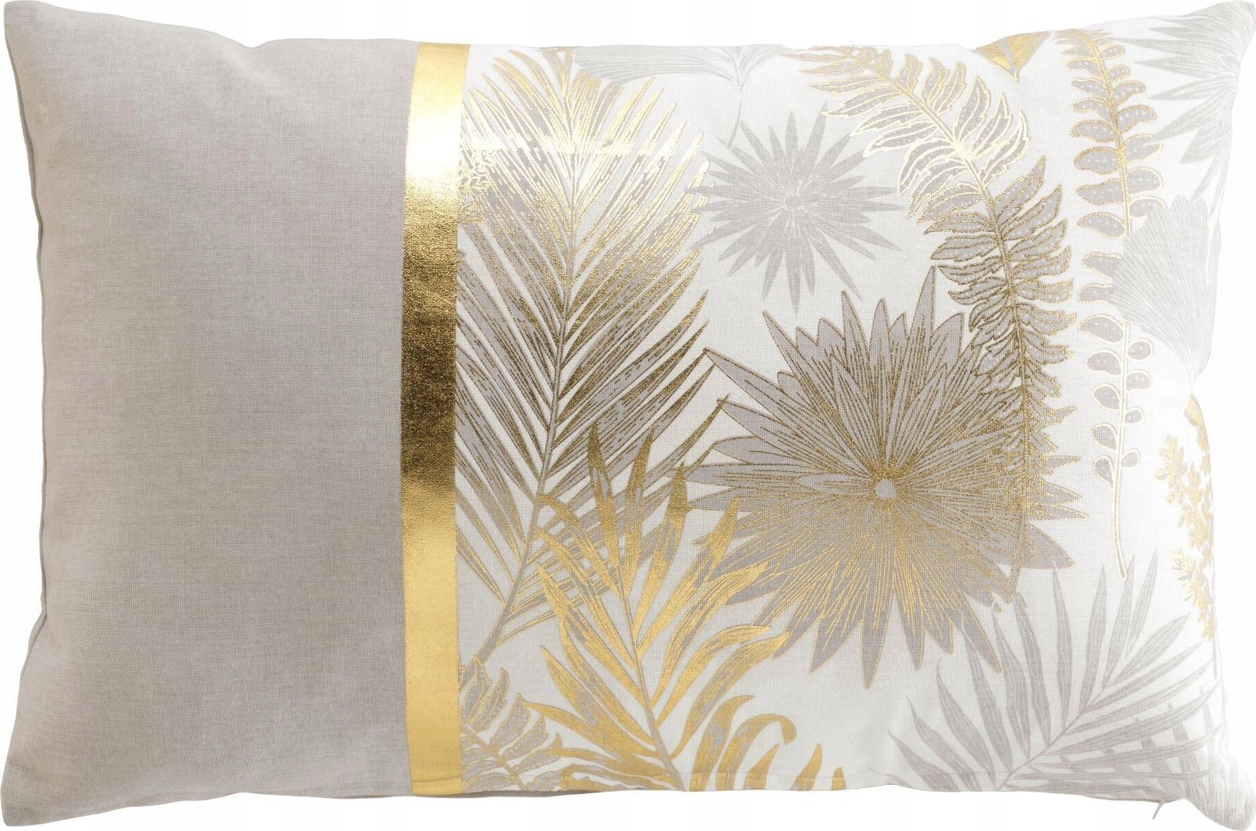 Douceur d`Interieur Oblong decorative pillow  gold