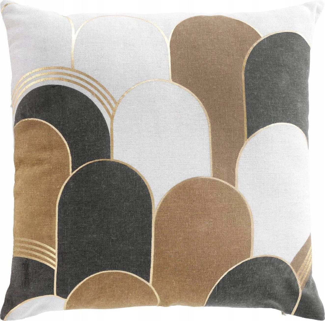 Douceur d`Interieur Decorative pillow with gold