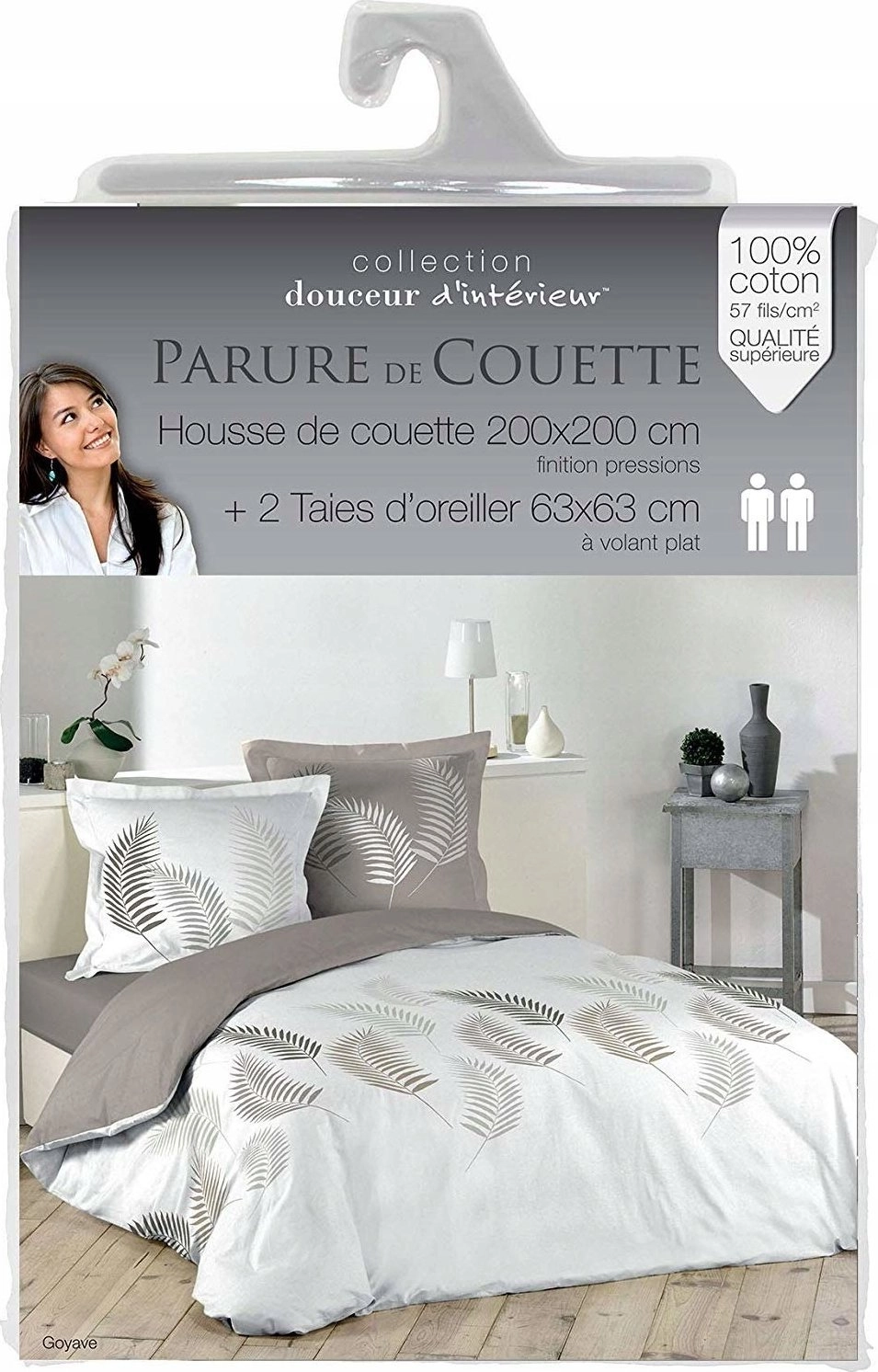 Bed Linen Set GOYAVE 240x220cm  63x63cm