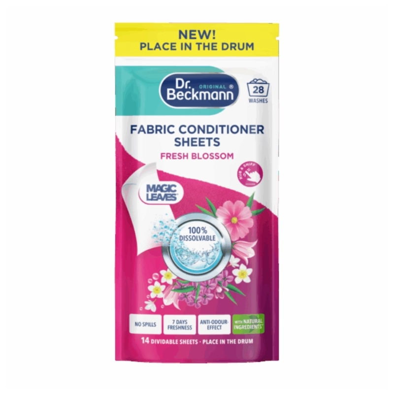 Fabric softener sheets Magic Leaves Floral