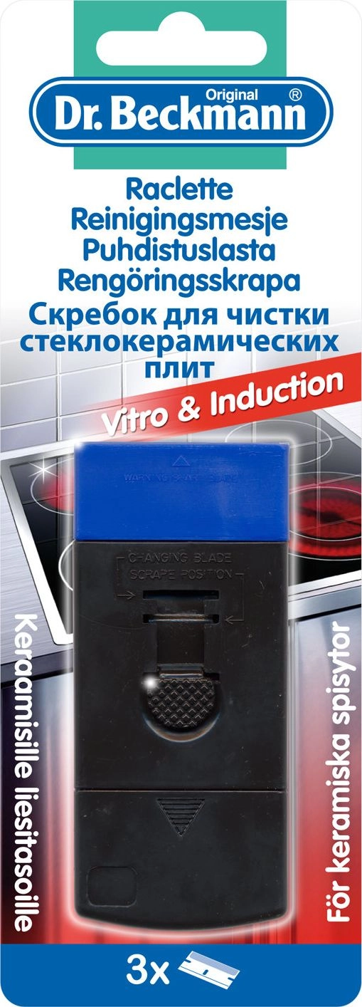 Dr.Beckmann Ceramic hob scraper with