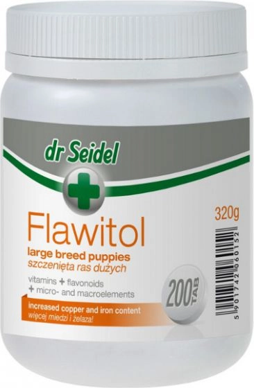 Dr Seidel FLAWITOL 200tabl. SZCZENIĘTA RAS