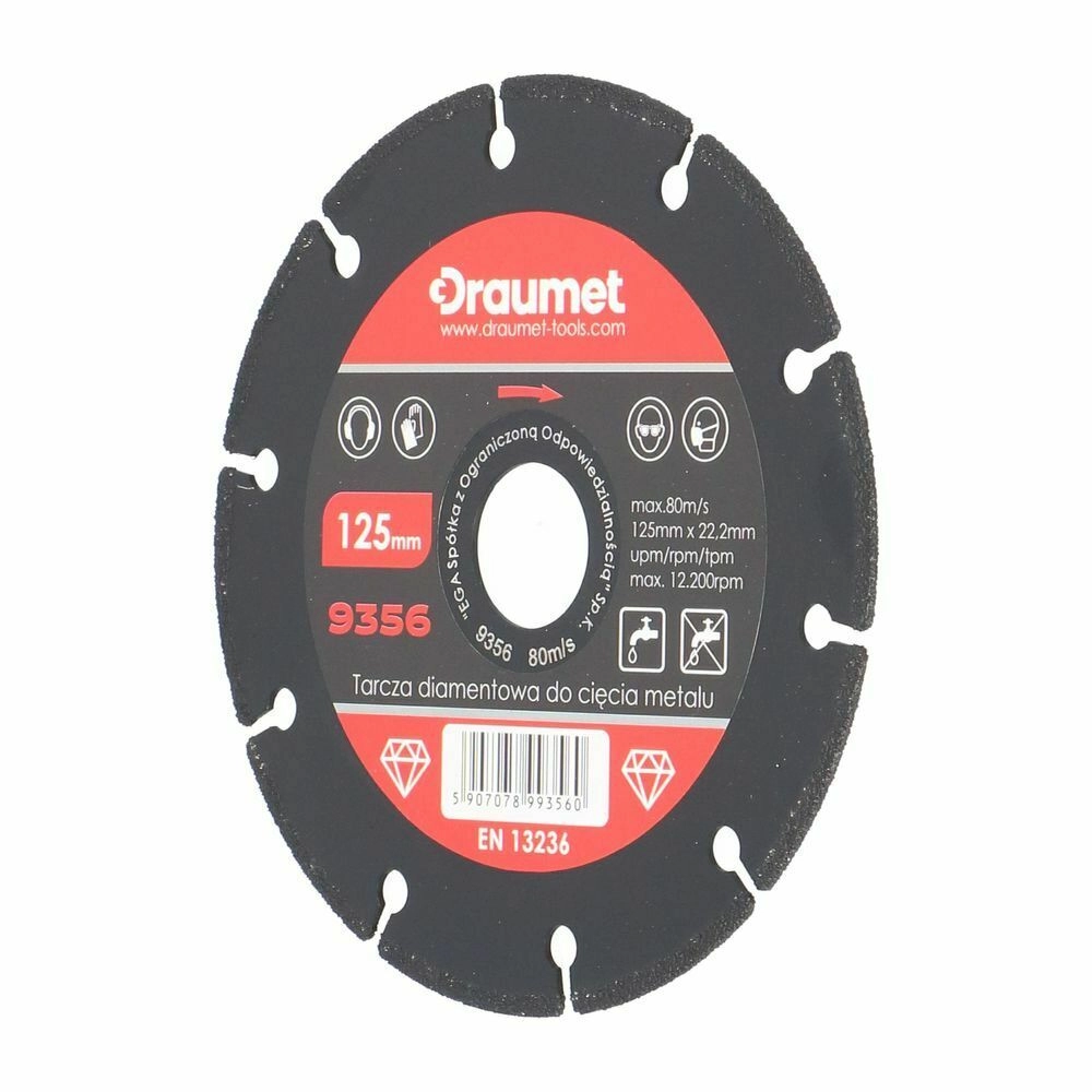 Dimanta disks met. Draumet 125mm 8993560