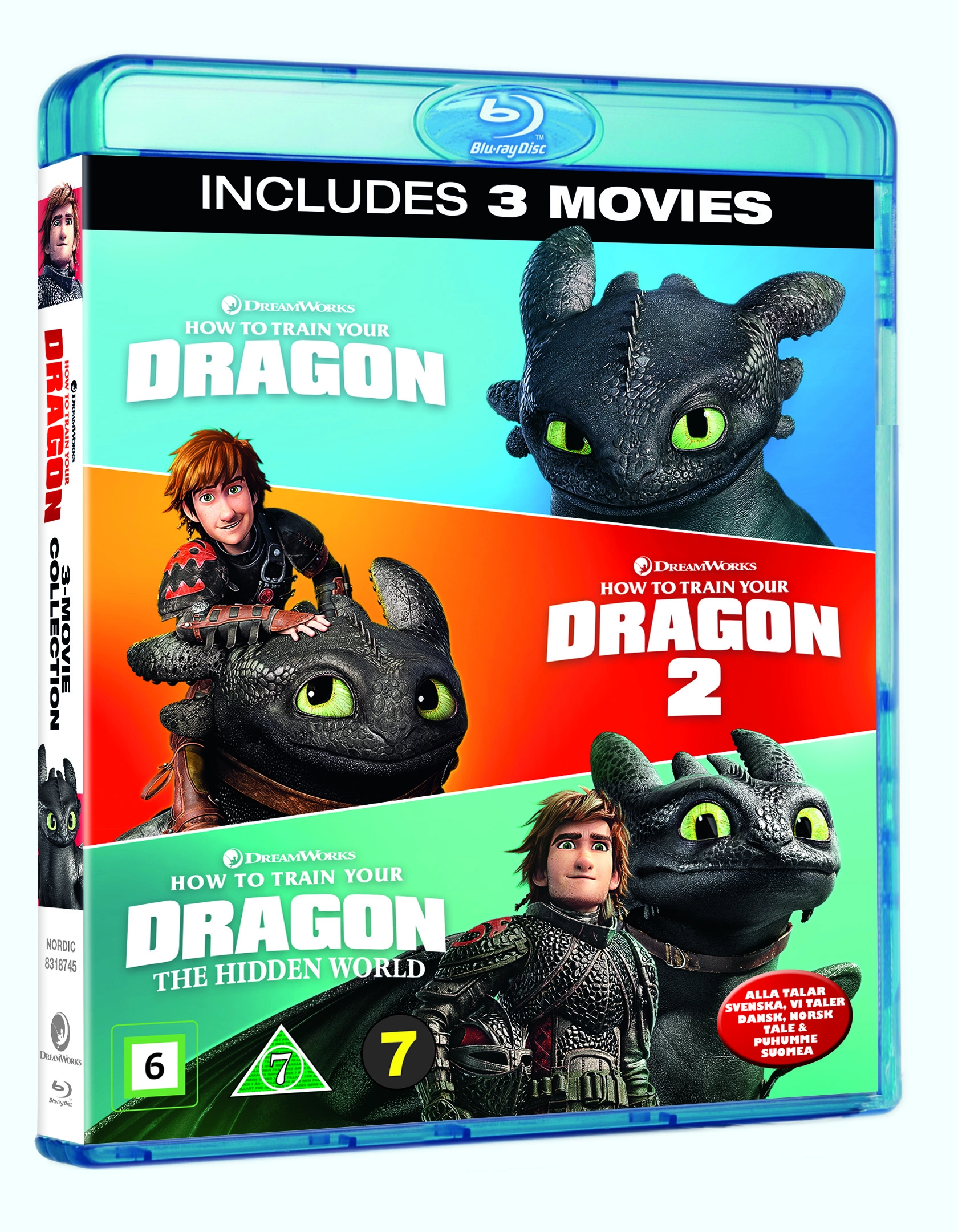 How To Train Your Dragon 1-3
