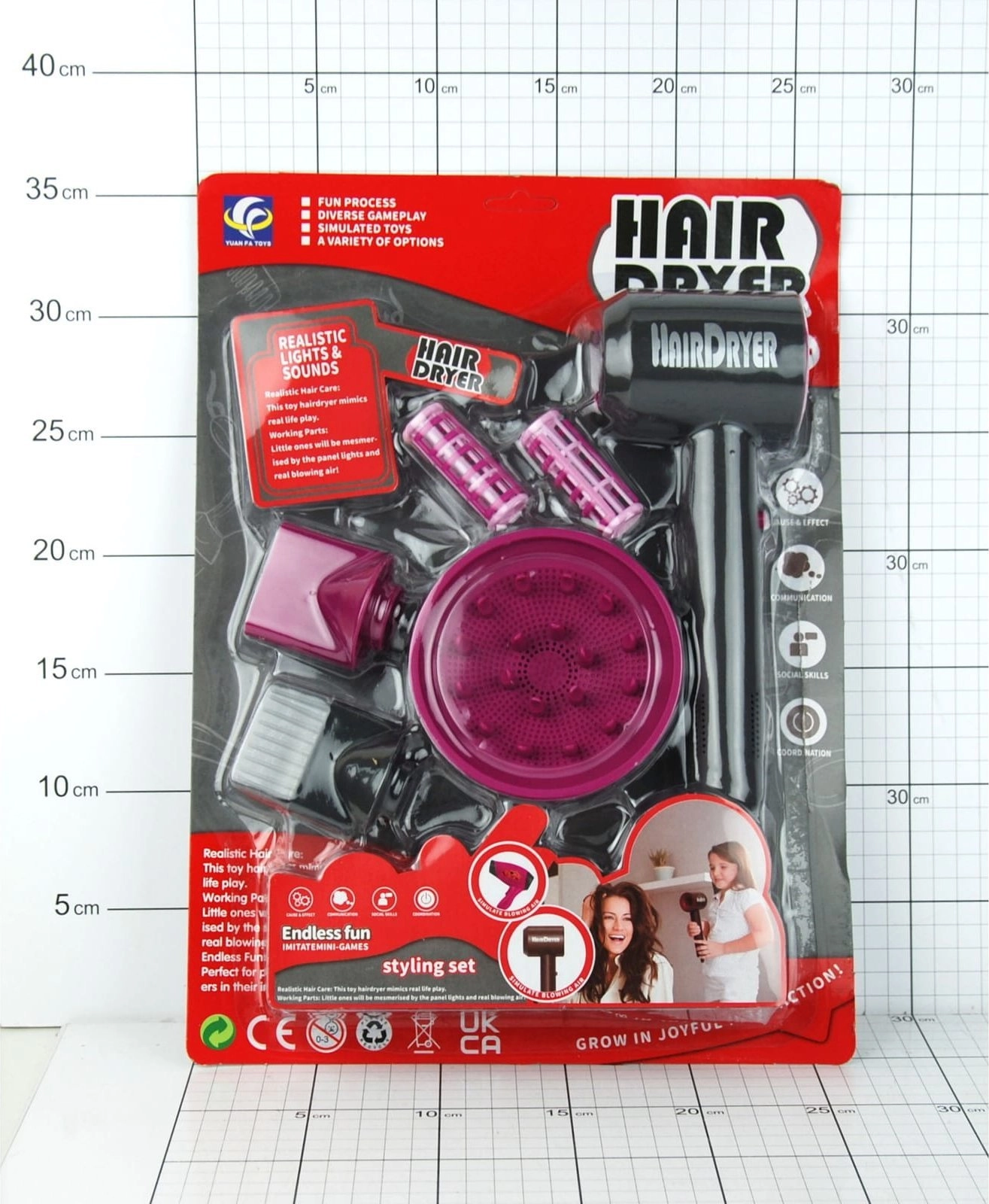 Dromader BATTERY OPERATED HAIRDRESSING SET -
