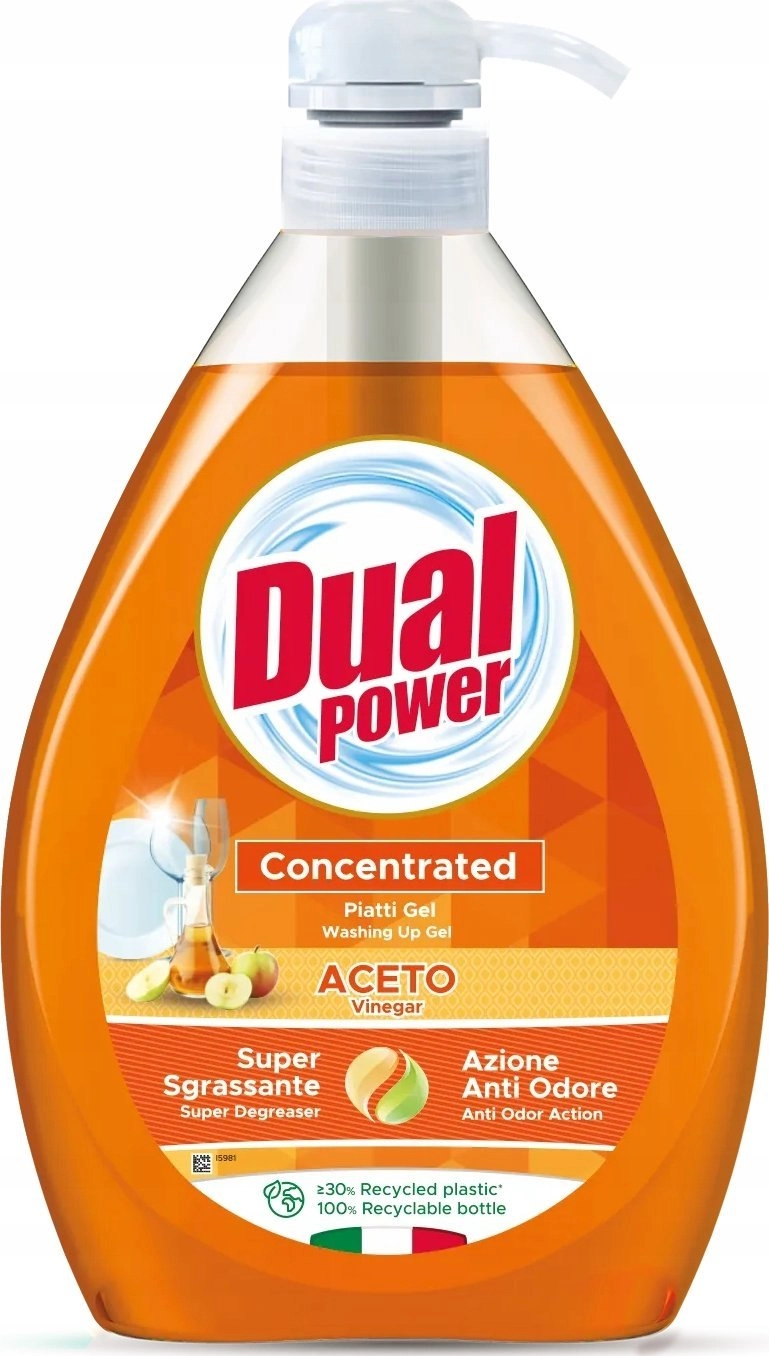 Dual Power DUAL POWER dishwashing liquid