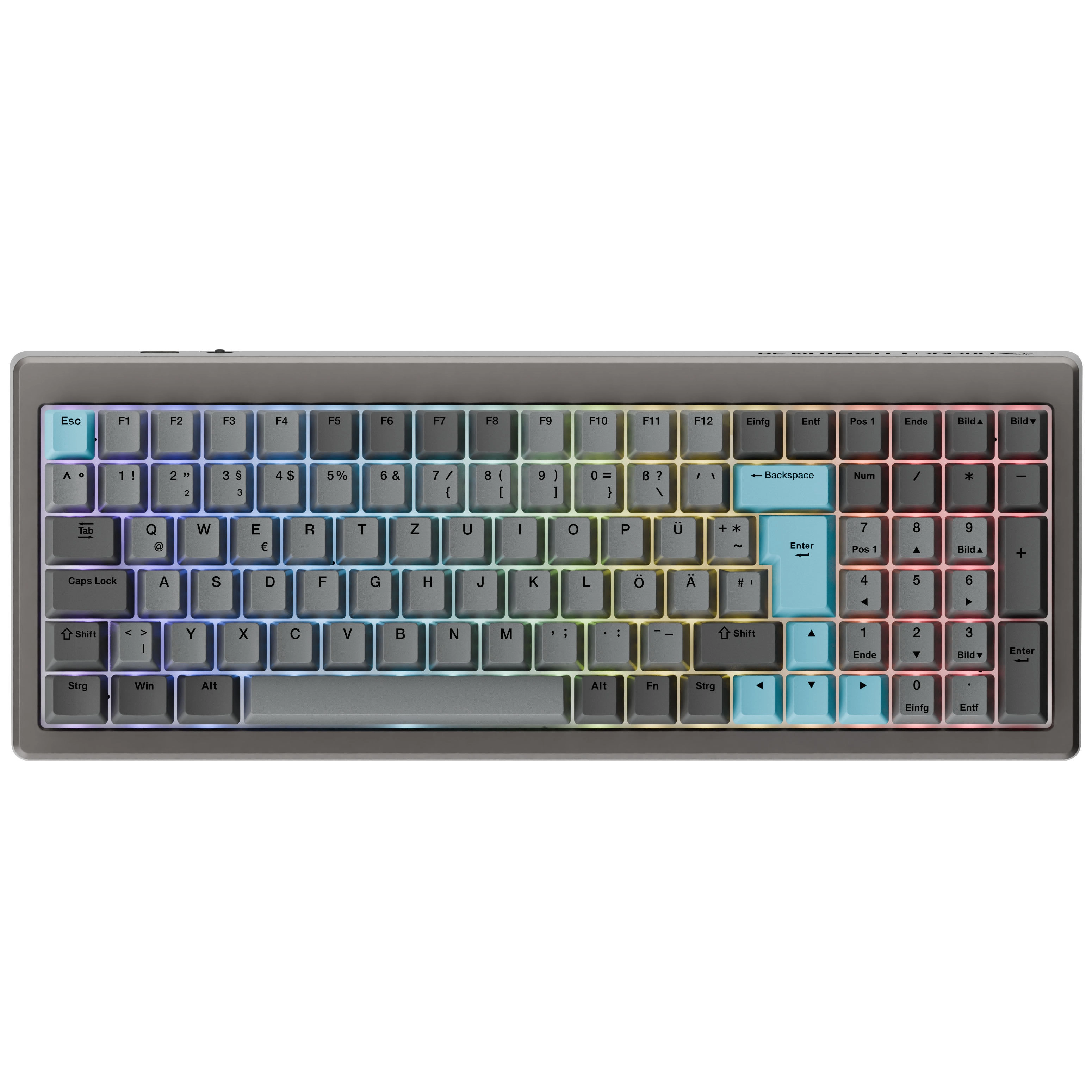 Ducky Cushion 98 Gaming-Tastatur 96% DE-Layout