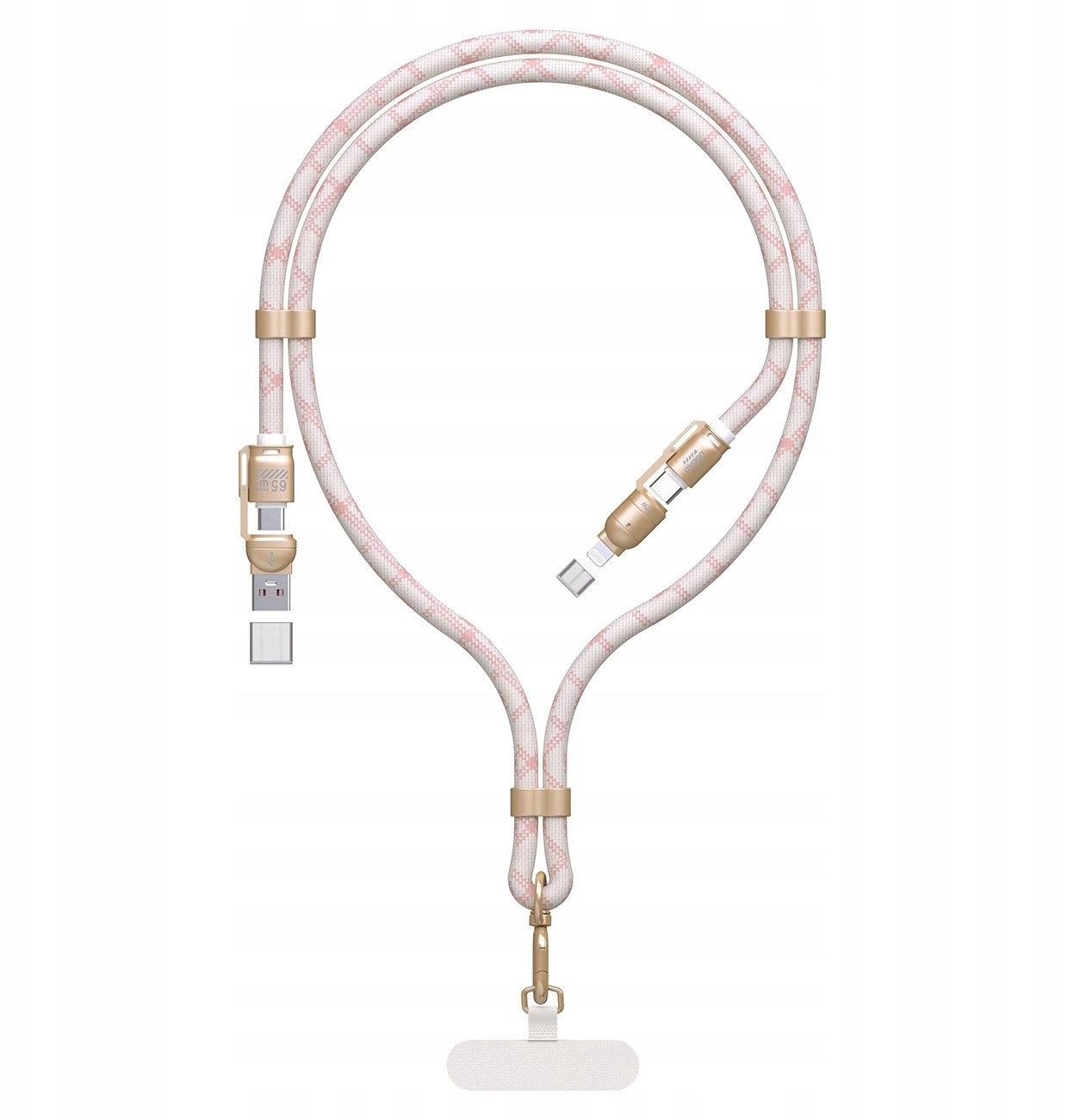 Kabel 4w1 / smycz Dudao L20MAX