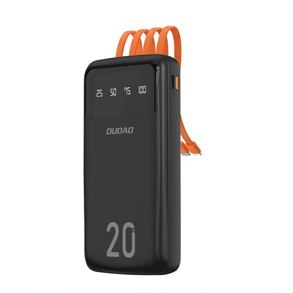 Dudao capacious powerbank with 3 built-in