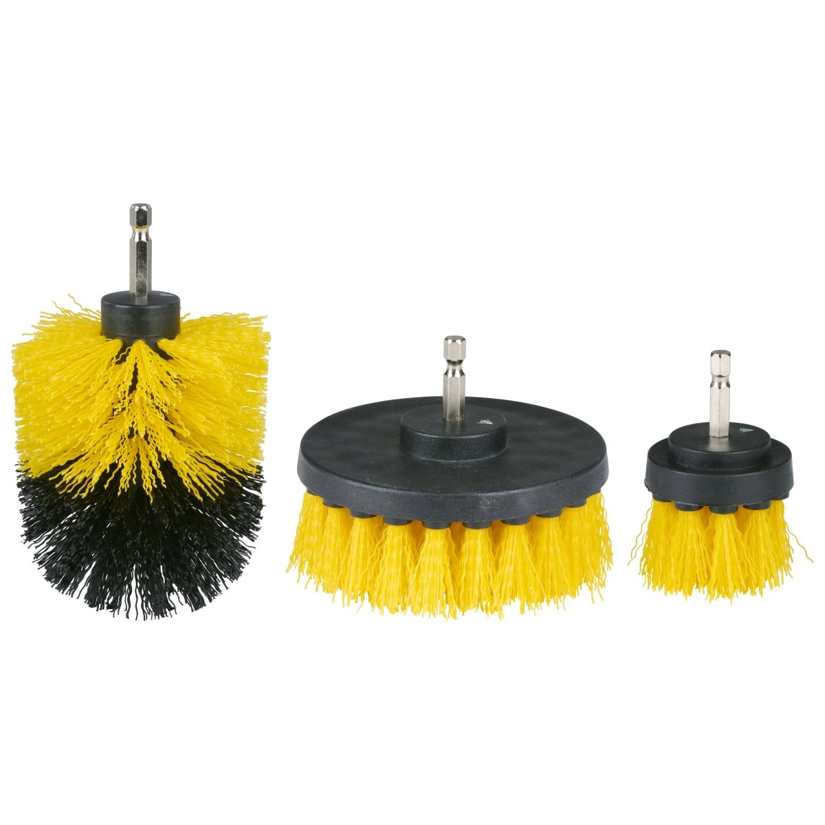 Set of 3 car cleaning nozzles
