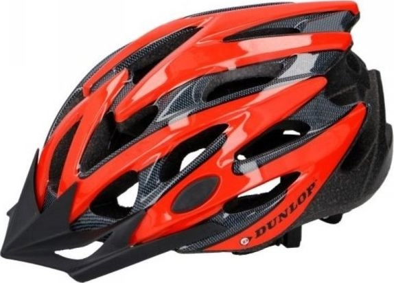Dunlop MTB Bicycle Helmet (Red  Black)