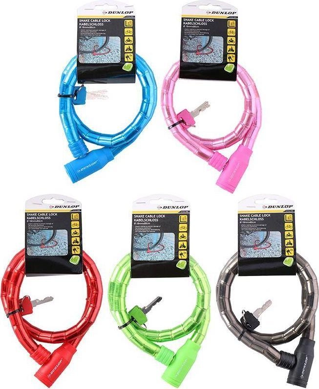 Dunlop Anti-theft bicycle lock with key