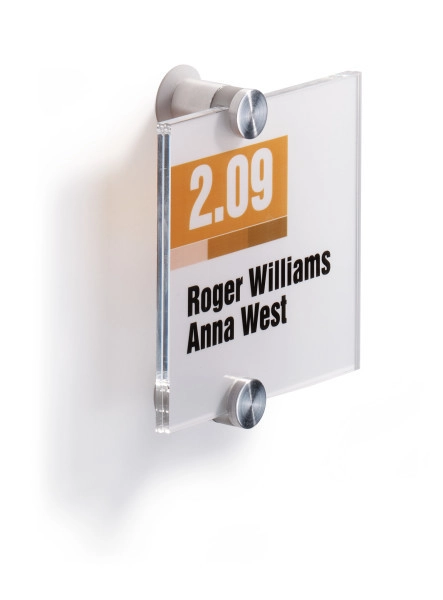 Durable 482019 sign holder/information stand Transparent
