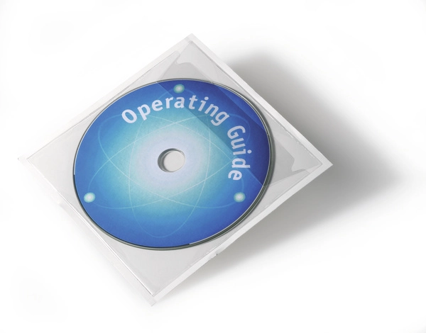 Durable POCKETFIX Cover 1 discs Transparent